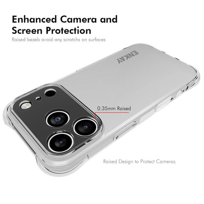 ENKAY HAT PRINCE For iPhone 17 Pro Clear Phone Case   Shockproof Anti-slip TPU Cover
