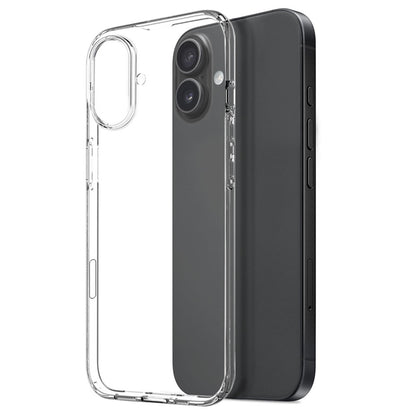 NORTHJO For iPhone 17 Case Soft TPU Clear Phone Cover with Tempered Glass Screen Protector