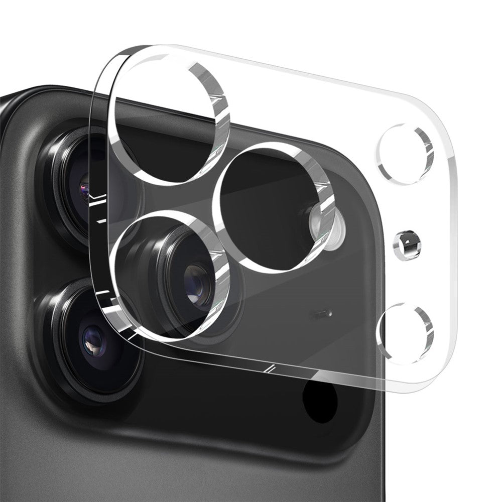 NORTHJO For iPhone 17 Pro Case Shockproof TPU Clear Phone Cover with Tempered Glass and Camera Lens Film