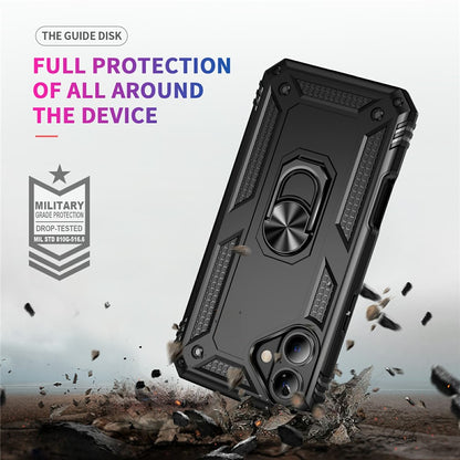 For iPhone 17 Case PC + TPU Phone Cover with Kickstand