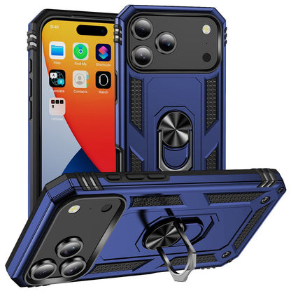 For iPhone 17 Pro Max Case PC + TPU Phone Cover with Kickstand