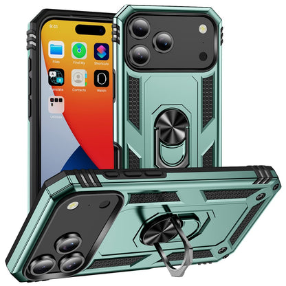 For iPhone 17 Pro Max Case PC + TPU Phone Cover with Kickstand