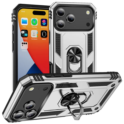 For iPhone 17 Pro Max Case PC + TPU Phone Cover with Kickstand