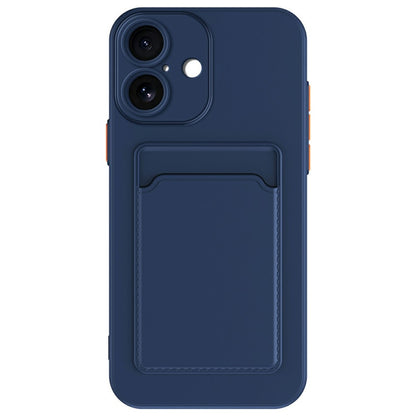 For iPhone 17 Case Flexible TPU Phone Cover with Back Card Slot
