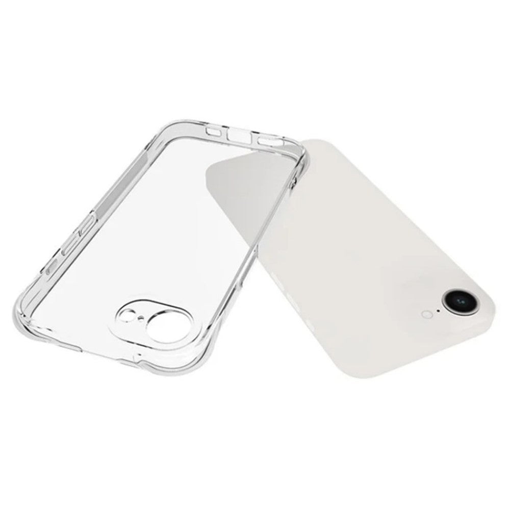 WANLONFENG For iPhone 17e / 16e Clear TPU Case  TM Series 2.0mm Phone Back Cover