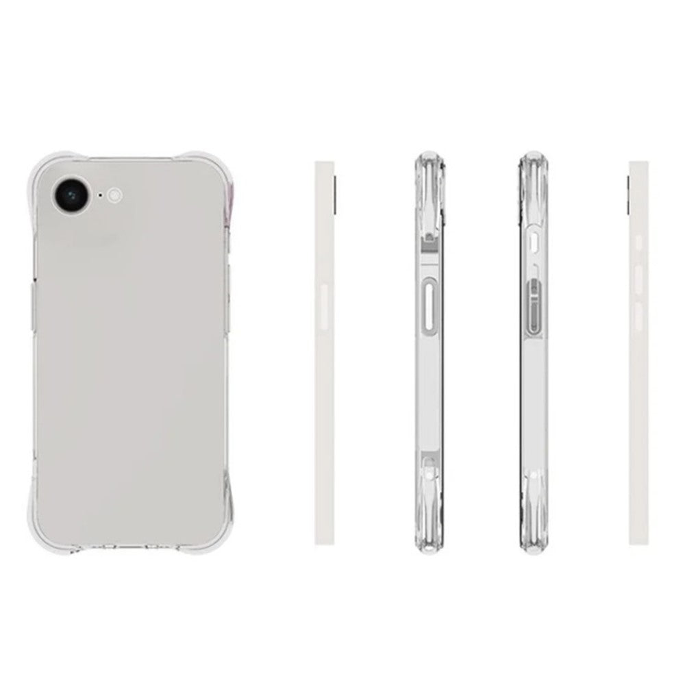 WANLONFENG For iPhone 17e / 16e Clear TPU Case  TM Series 2.0mm Phone Back Cover