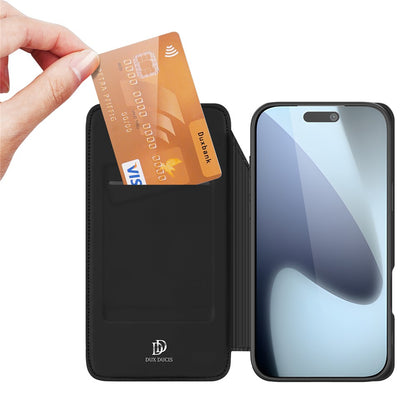 DUX DUCIS For iPhone 17 Pro Case  Skin Pro Series Leather Cover Card Holder