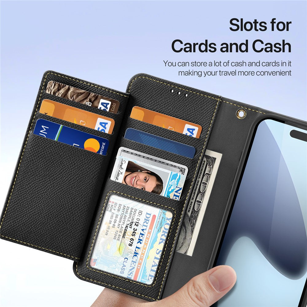 DUX DUCIS For iPhone 17 Pro Max Case  Lawa Series Detachable Magnetic Cowhide Leather Cover Zipper Wallet