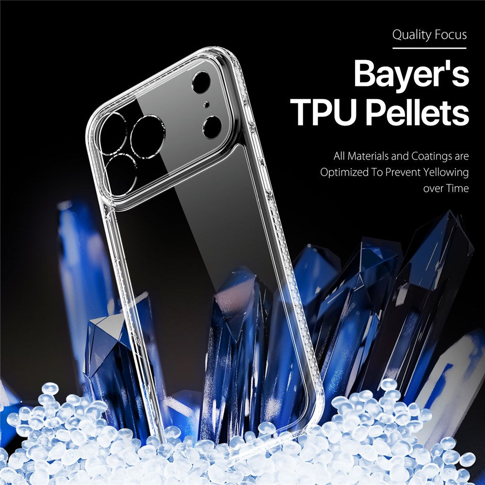 DUX DUCIS For iPhone 17 Pro Max Clear Phone Case  Clin Series TPU + PC Anti-drop Back Cover