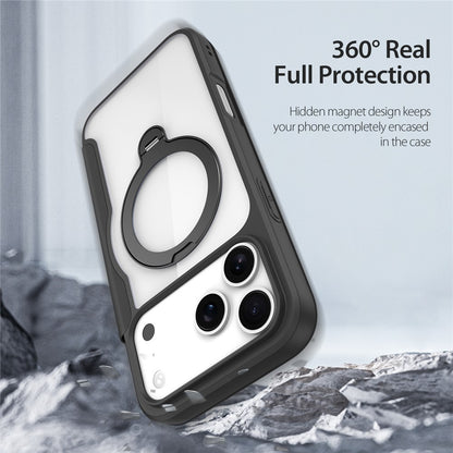 DUX DUCIS For iPhone 17 Pro Max Leather Case  Skin X Pro Series Rotary Kickstand Cover Compatible with MagSafe