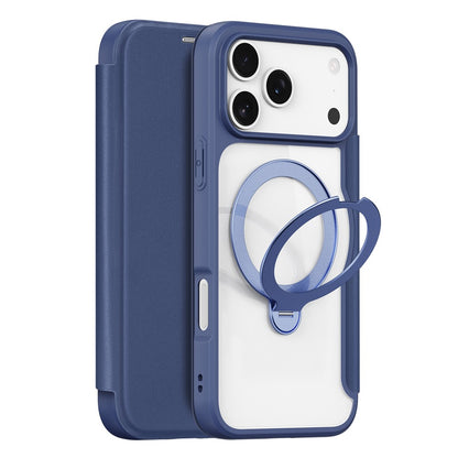 DUX DUCIS For iPhone 17 Pro Max Leather Case  Skin X Pro Series Rotary Kickstand Cover Compatible with MagSafe