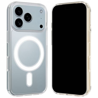 WANLONFENG For iPhone 17 Pro Clear Case Compatible with MagSafe  LM2 Series Phone Cover (Big Lens Hole)