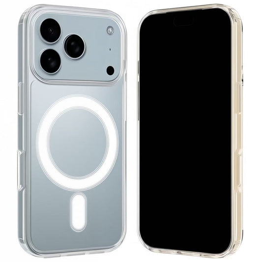 WANLONFENG For iPhone 17 Pro Clear Case Compatible with MagSafe  LM2 Series Phone Cover (Big Lens Hole)