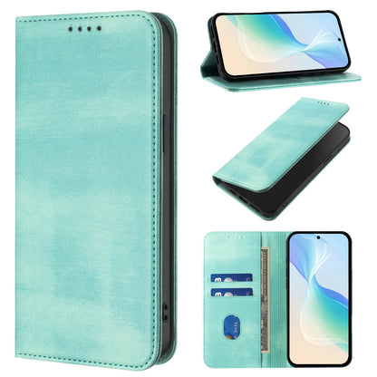For iPhone 17 Pro Max Wallet Cases Retro Texture RFID Blocking Leather Phone Cover