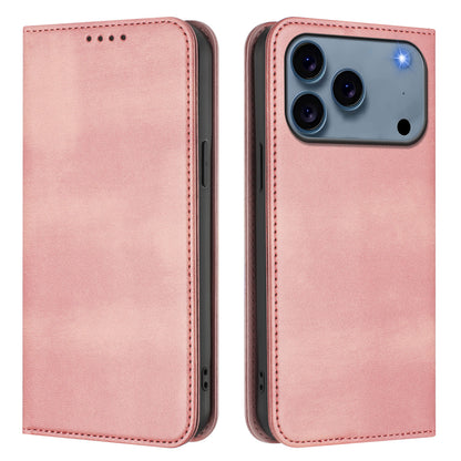For iPhone 17 Pro Max Wallet Cases Retro Texture RFID Blocking Leather Phone Cover