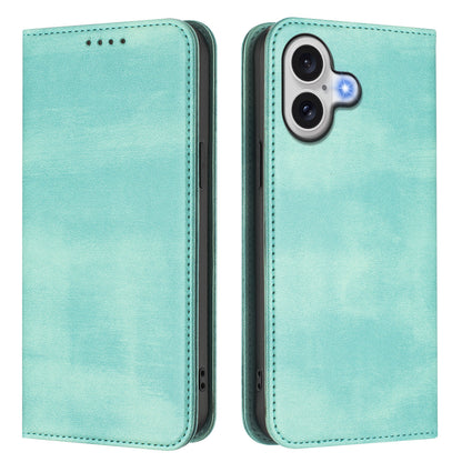 For iPhone 17 Wallet Cases Retro Texture RFID Blocking Leather Phone Cover