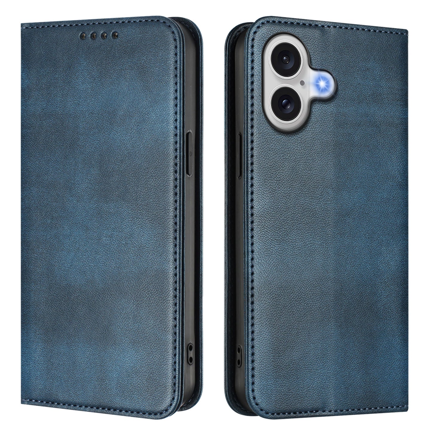 For iPhone 17 Wallet Cases Retro Texture RFID Blocking Leather Phone Cover