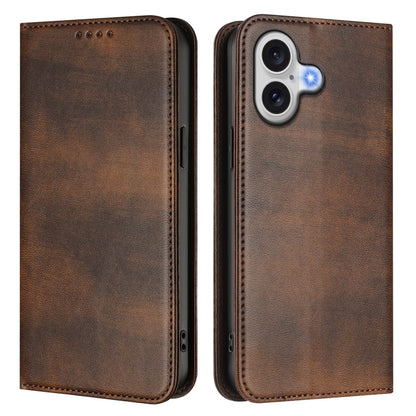 For iPhone 17 Wallet Cases Retro Texture RFID Blocking Leather Phone Cover