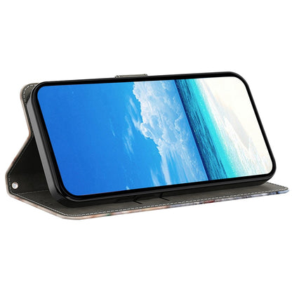 For Samsung Galaxy S25 Ultra Case Wallet Stand Pattern Printing PU Leather Flip Phone Cover