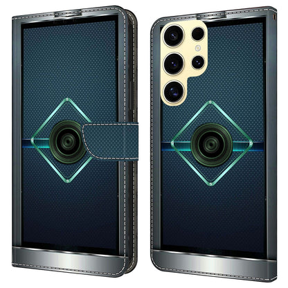 For Samsung Galaxy S25 Ultra Case Wallet Stand Pattern Printing PU Leather Flip Phone Cover