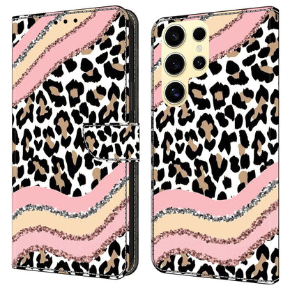 For Samsung Galaxy S25 Ultra Case Wallet Stand Pattern Printing PU Leather Flip Phone Cover