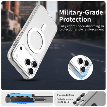 For iPhone 17 Pro Case Compatible with MagSafe Anti Drop Hybrid Phone Back Cover