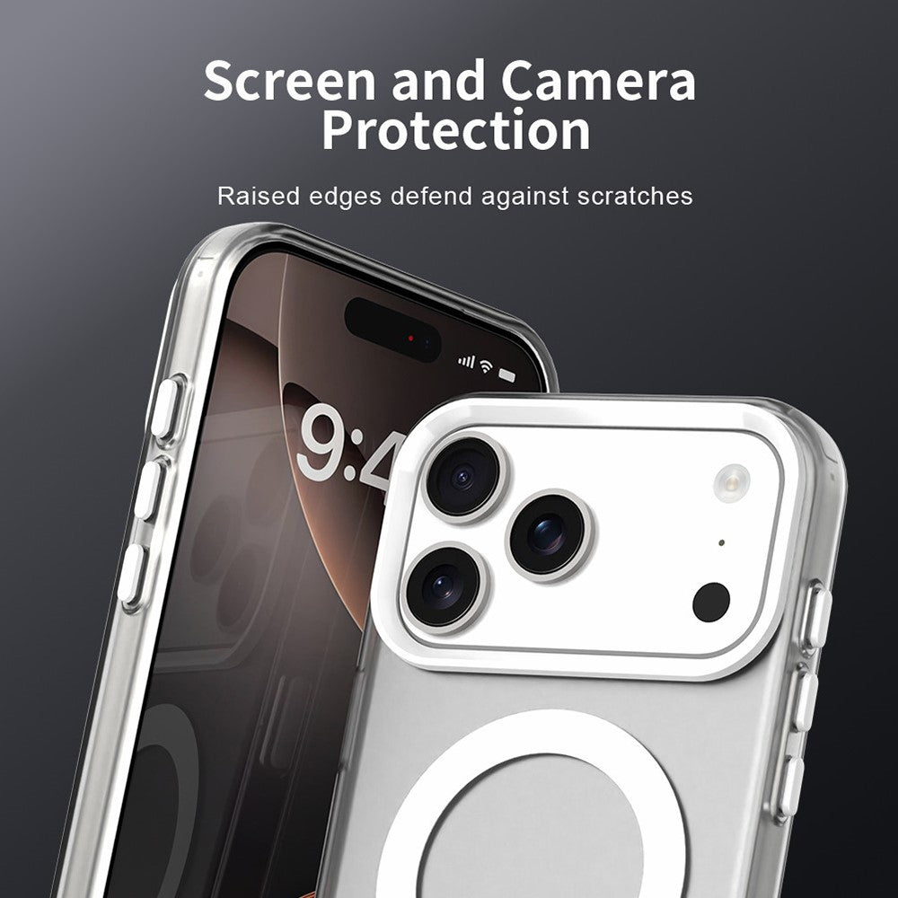 For iPhone 17 Pro Case Compatible with MagSafe Anti Drop Hybrid Phone Back Cover
