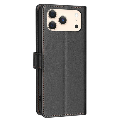 BINFEN COLOR For iPhone 17 Pro Max Leather Case  BF32 Wallet RFID Blocking Phone Cover