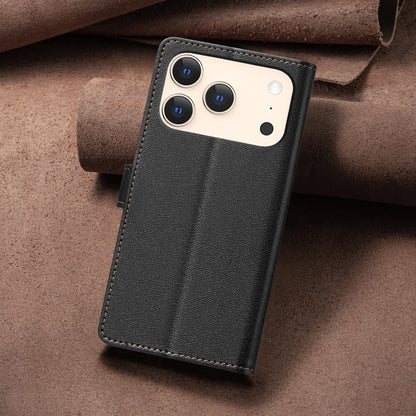 BINFEN COLOR For iPhone 17 Pro Max Leather Case  BF32 Wallet RFID Blocking Phone Cover