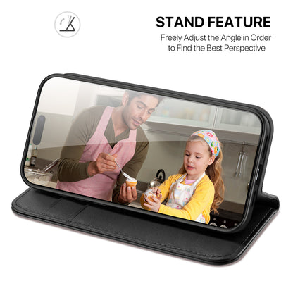 DUX DUCIS For iPhone 17 Pro Max Case  Hivo Series Cowhide Leather RFID Blocking Wallet Stand Flip Phone Cover