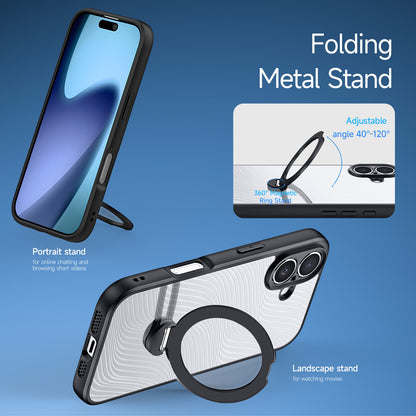 DUX DUCIS For iPhone 17 Case with Kickstand  Aimo Series Compatible with MagSafe TPU+PC Phone Cover (REACH Certification)