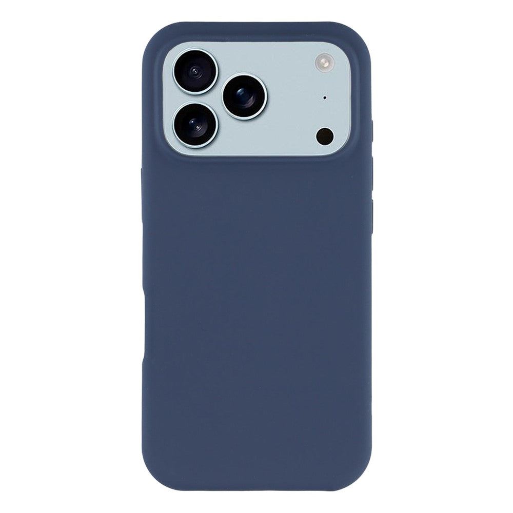 For iPhone 17 Pro Case Solid Silicone Shockproof Phone Back Cover