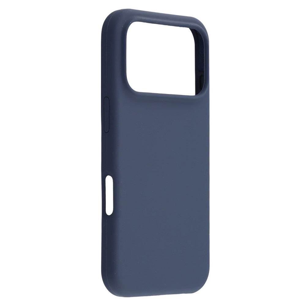 For iPhone 17 Pro Case Solid Silicone Shockproof Phone Back Cover