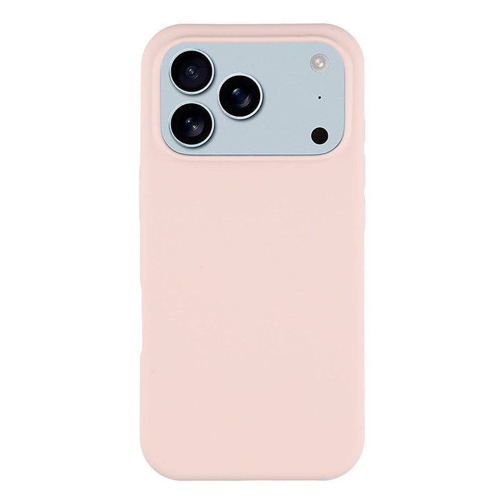 For iPhone 17 Pro Case Solid Silicone Shockproof Phone Back Cover