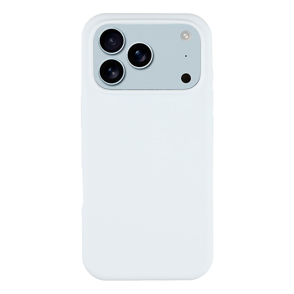 For iPhone 17 Pro Case Solid Silicone Shockproof Phone Back Cover