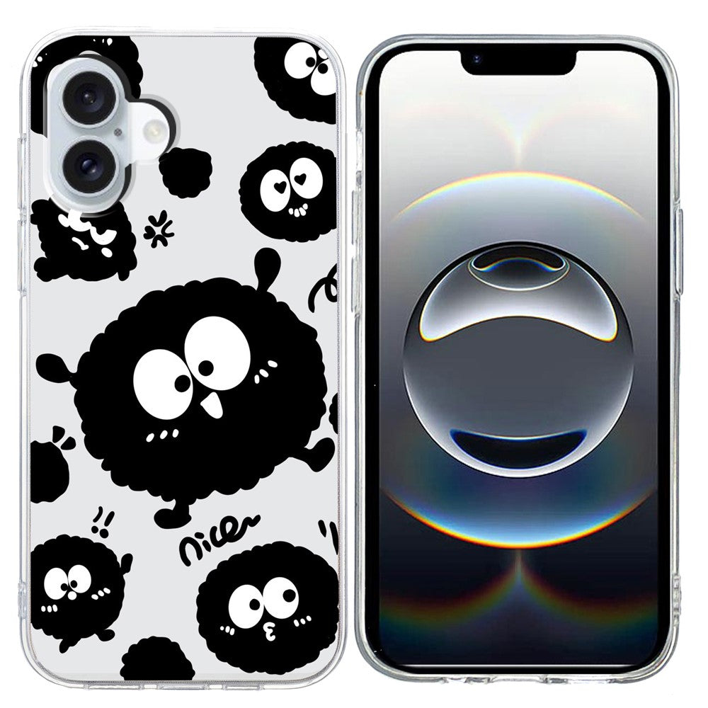 For iPhone 17 Case Soft TPU Pattern Printing Phone Cover