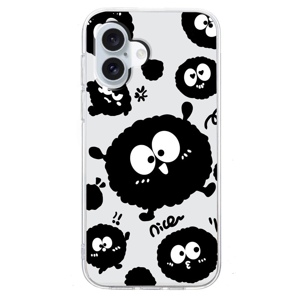 For iPhone 17 Case Soft TPU Pattern Printing Phone Cover