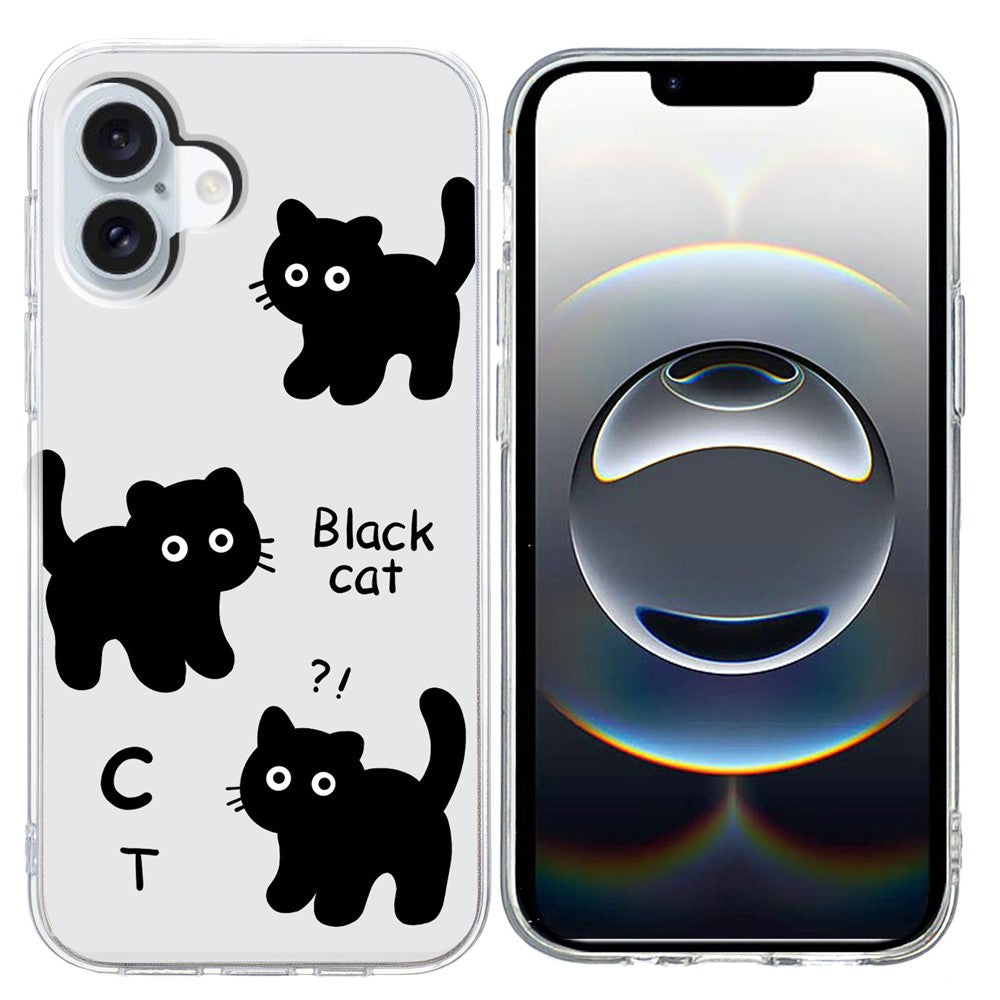 For iPhone 17 Case Soft TPU Pattern Printing Phone Cover