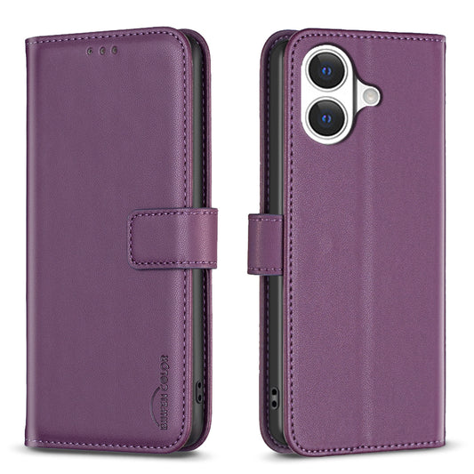BINFEN COLOR For iPhone 17 Phone Case  BF17 Wallet Folio Flip Leather Cover