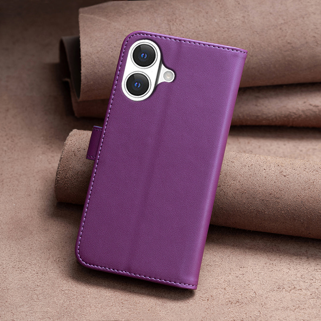 BINFEN COLOR For iPhone 17 Phone Case  BF17 Wallet Folio Flip Leather Cover