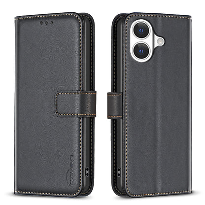 BINFEN COLOR For iPhone 17 Phone Case  BF17 Wallet Folio Flip Leather Cover