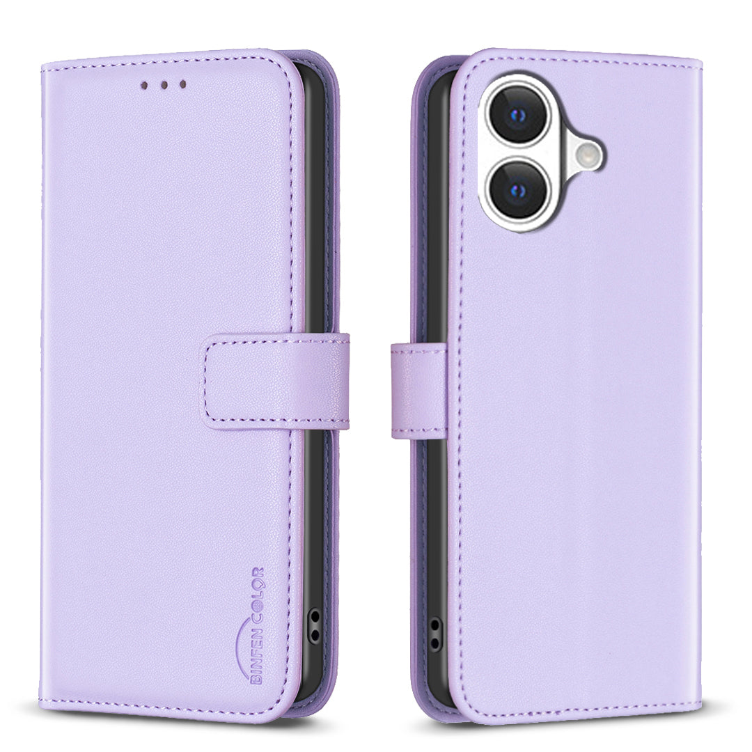 BINFEN COLOR For iPhone 17 Phone Case  BF17 Wallet Folio Flip Leather Cover