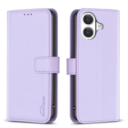 BINFEN COLOR For iPhone 17 Phone Case  BF17 Wallet Folio Flip Leather Cover
