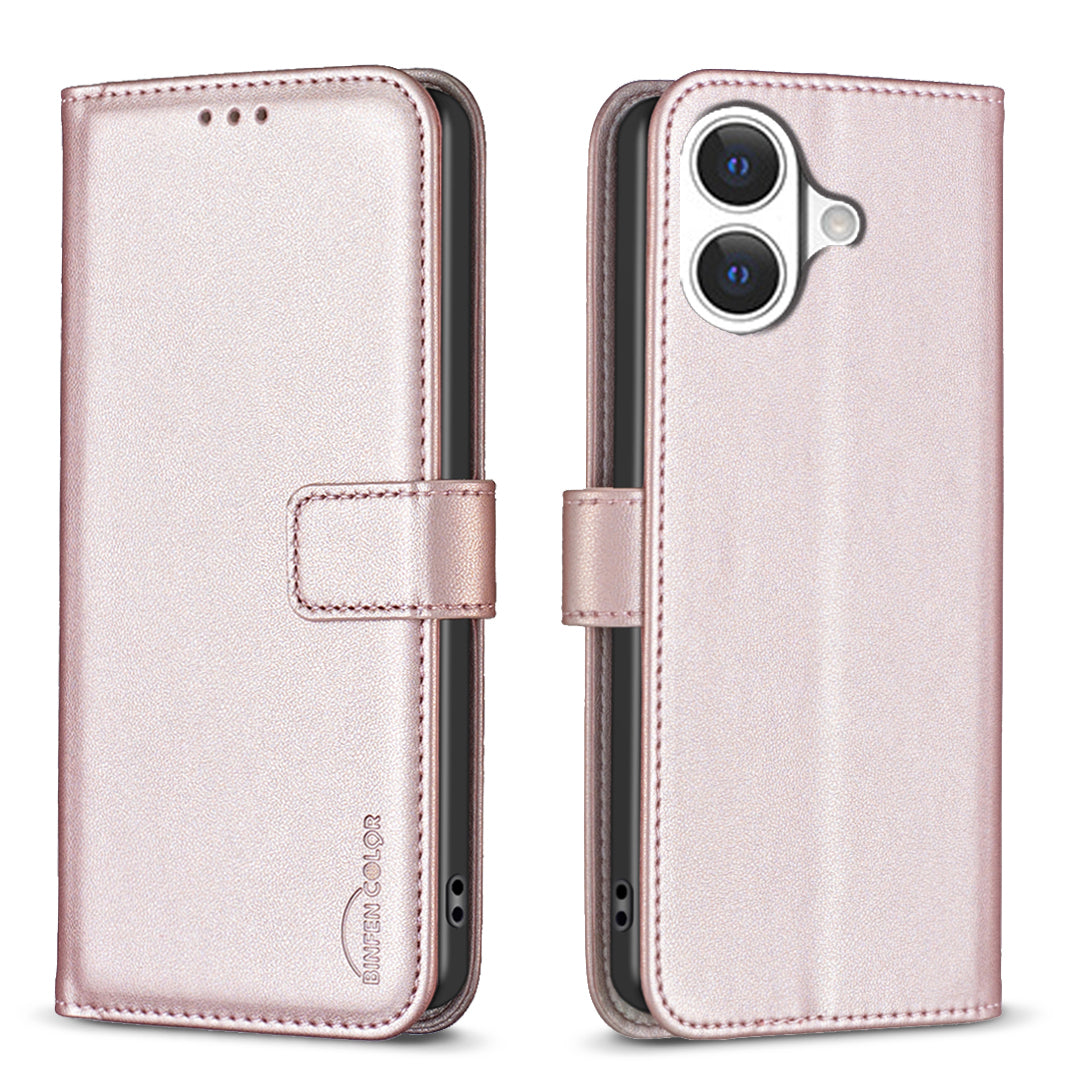 BINFEN COLOR For iPhone 17 Phone Case  BF17 Wallet Folio Flip Leather Cover