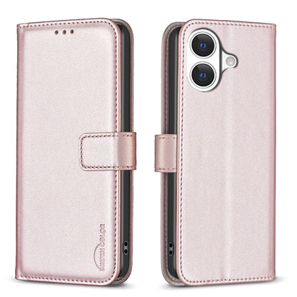 BINFEN COLOR For iPhone 17 Phone Case  BF17 Wallet Folio Flip Leather Cover