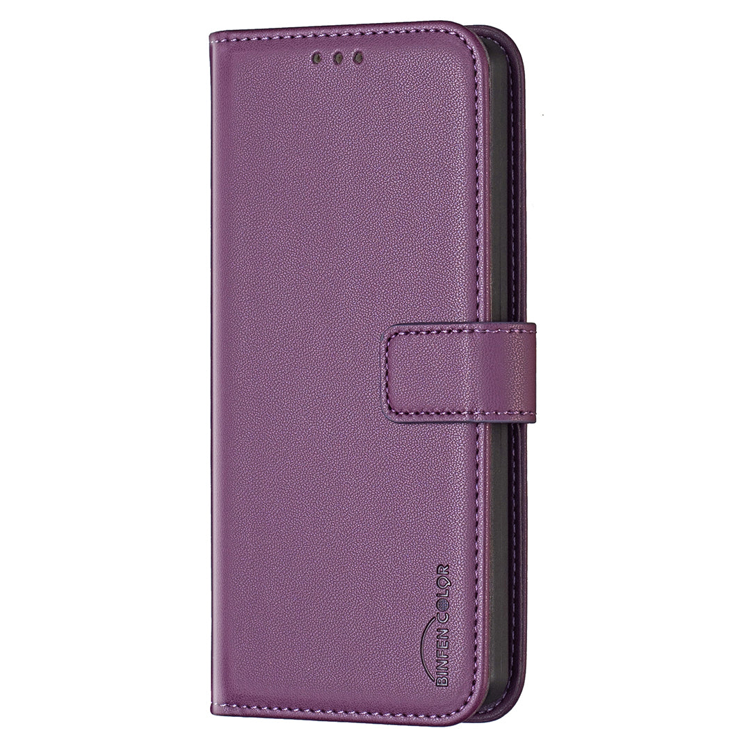 BINFEN COLOR For iPhone 17 Pro Phone Case  BF17 Wallet Folio Flip Leather Cover