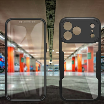 For iPhone 17 Pro Max Case Acrylic + TPU Clear Phone Cover with PET Screen Film