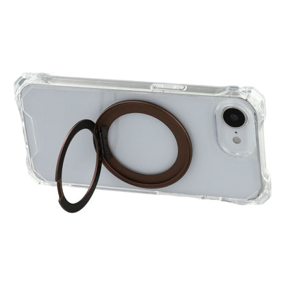 For iPhone 17e / 16e Magnetic Case Ring Kickstand TPU + PC Phone Cover