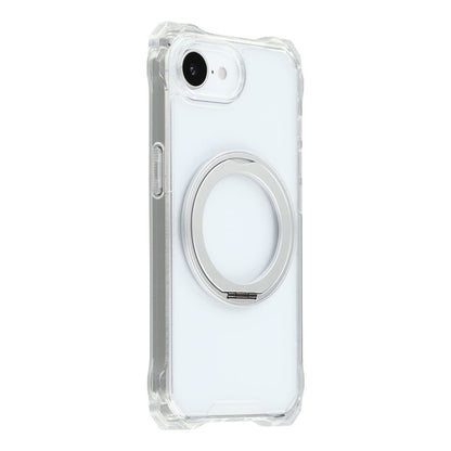 For iPhone 17e / 16e Magnetic Case Ring Kickstand TPU + PC Phone Cover