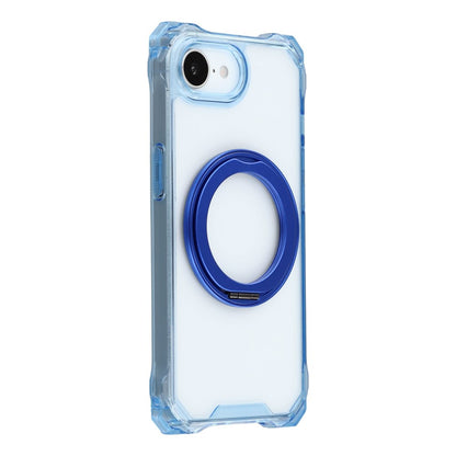 For iPhone 17e / 16e Magnetic Case Ring Kickstand TPU + PC Phone Cover